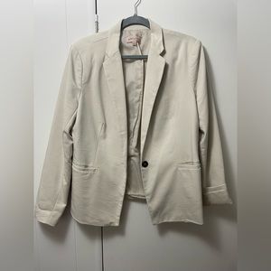 Philosophy tan blazer, size 12